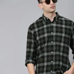 Men Checked Classic Slim Fit Shirt-image-67