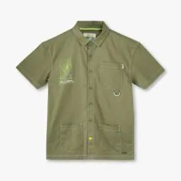 Boys Boxy Fit Shirt with Patch Pockets-picture-39