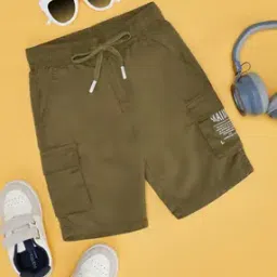 Boy Regular Fit Flat-Front Shorts-picture-21