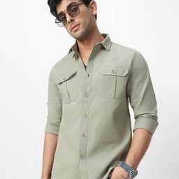 Men Regular Fit Shirt with Full Sleeves-image-41