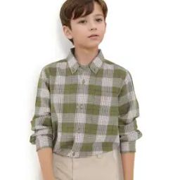 Boys Spread Collar Relaxed Fit Shirt-picture-29