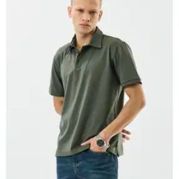 Men Regular Fit Polo T-Shirt-image-4
