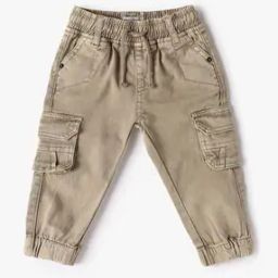 Boys Washed Relaxed Fit Cargo Jeans-48