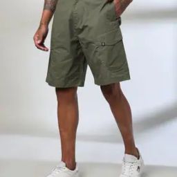 Men Slim Fit Cargo Shorts with Insert Pockets-picture-12