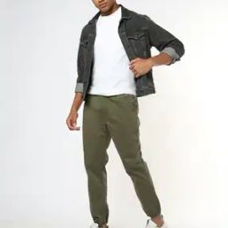Men Relaxed Fit Joggers-image-34