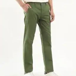 Men Slim Fit Flat-Front Chinos-image-17