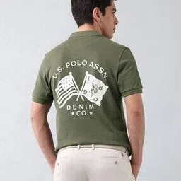 u.s. polo assn. Men Brand Print Slim Fit Polo T-Shirt-picture-42