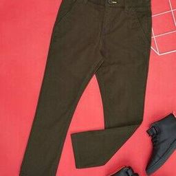 Boys Slim Fit Flat-Front Pants-image-89