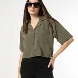 Women Boxy Fit Shirt-image-9