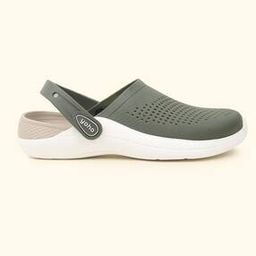 Men Perforated Slingback Clogs-4