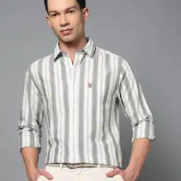 Men'S Yarn Dyed Oxford Stripe Full Sleeve Shirts-picture-27
