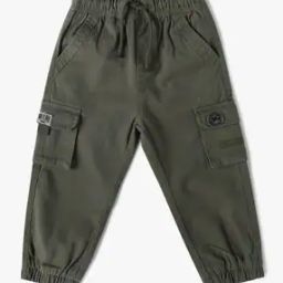 Boys Relaxed Fit Cotton Cargo Joggers-image-39