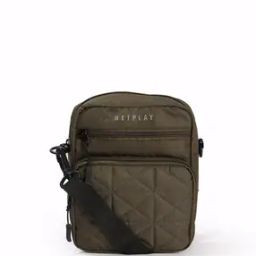 Men Quilted Crossbody Bag with Detachable Strap-image-81