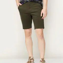 Flat-Front Shorts with Insert Pockets-image-78