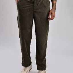 Men Relaxed Fit Trousers-image-32