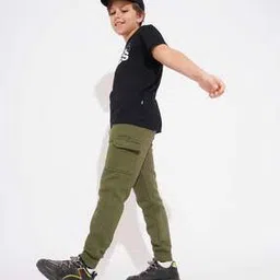 Boys Embroidered Joggers Sweat Pants-picture-35