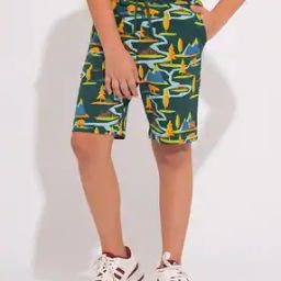 Mid-Rise Shorts with Drawstring Waist-picture-10