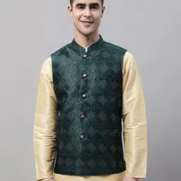 Embroidered Nehru Jacket-24