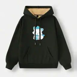Women Typographic Print Hoodie-picture-34