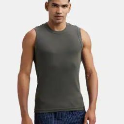 9930 Super Combed Cotton Rib Round-Neck Muscle Vest-26