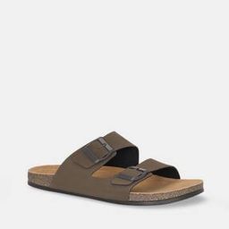 Men Double-Strap Slip-On Sandals-image-5