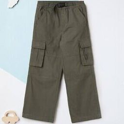 max Boys Straight Fit Mid-Rise Cargo Pants-picture-45