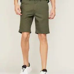 Flat-Front City Shorts with Insert Pockets-40
