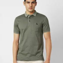 Men Regular Fit Polo T-Shirt with Logo Embroidered-image-31