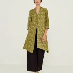 Printed A-Line Kurta-image-65