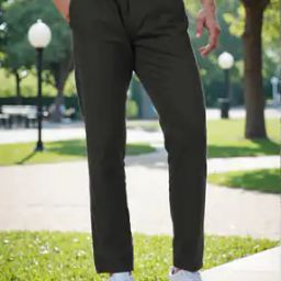 Shein Elasticated Drawstring Waist Ankle Length Slim Fit Pants-picture-52