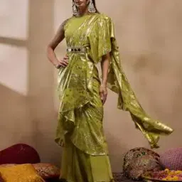 Women Floral Woven Skirt-Suit Set-image-26