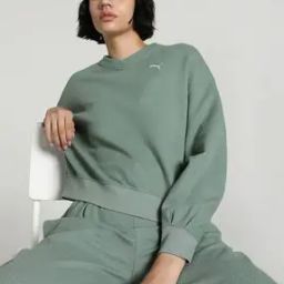 Regular Fit Crew-Neck Sweatshirt with Logo Embroidery-picture-47