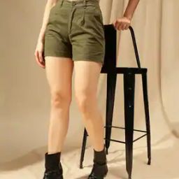 Women Mid-Rise Denim Shorts-image-93