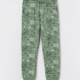 fame forever by lifestyle Boys Typographic Print Joggers with Elasticated Drawstring Waist image 1