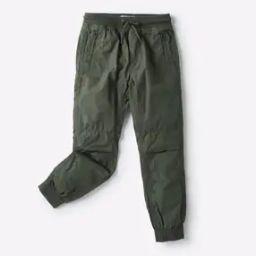 Textured Jogger Pants with Elasticated Drawstring Waistband-picture-28