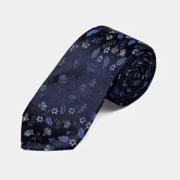 Men Floral Woven Tie-image-39
