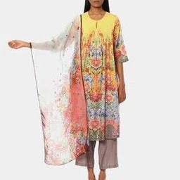The Organza Butterfly Print Stole-image-6