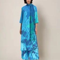 Women Striped Straight Kurta with Palazzos-image-27