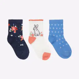 Pack of 3 Calf-Length Socks-picture-39