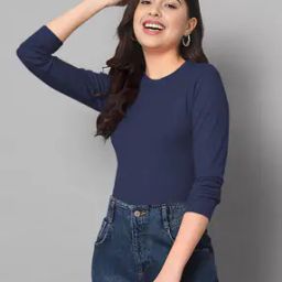 Women Relaxed Fit Top with Full Sleeves-image-85