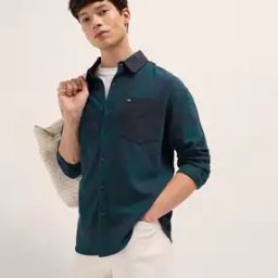 the bear house Men Checks Relaxed Fit Shirt-picture-9