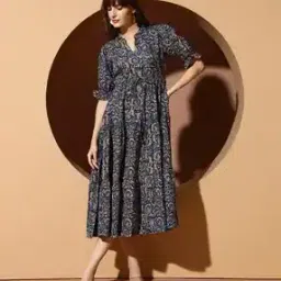 lookshine Women Floral A-Line Dress-picture-18