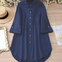 avanova Women Ribbed Shirt Dress-picture-13