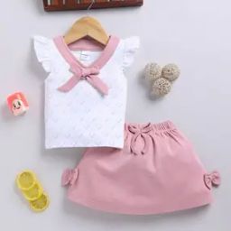 Infants Printed Top & Skirt Set-image-13