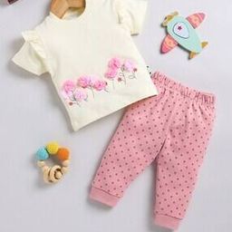 Infants Floral Print Top & Joggers Set-image-31
