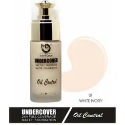 Undercover 24H Full Coverage Matte Foundation - 01 White Ivory-3