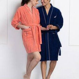 Set of 2 Ultra Soft Quick-Dry Bath Robes with Tie-Up Belt-10