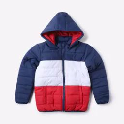 Cut & Sew Panel Hooded Bomber Jacket-image-28