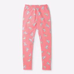 Unicorn Print Mid-Rise Leggings-picture-26
