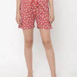Printed Shorts with Elasticated Drawstring Waist-image-22